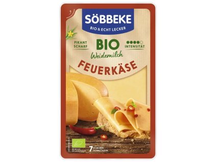 Söbbeke Pikantný syr plátky 125 g bio