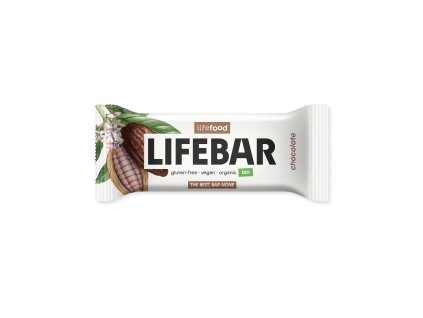 Batonik czekoladowy Lifebar RAW 40 g BIO LIFEFOOD (S)
