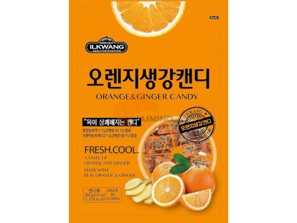 ilkwang pomerancovy zazvorovy bonbon 250g
