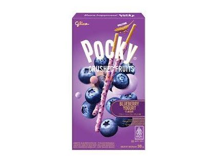 glico pocky drcene ovoce boruvkovy jogurt 38g