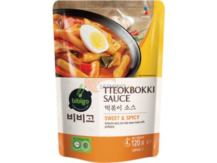 BIBIGO Bulgogi Tokbokki Sauce, süß und scharf 120g