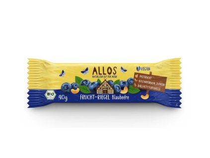 Baton de fructe Allos Afine 40 g organic