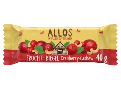 53136 allos ovocna tycinka brusinka kesu 40 g bio