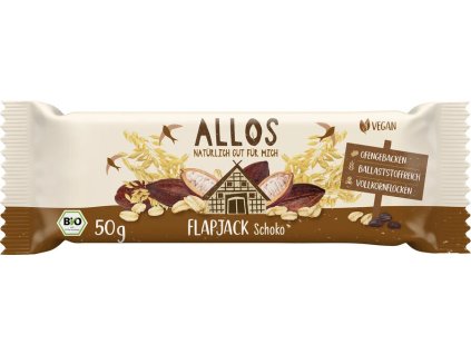 Allos Flapjack Schokolade 50 g bio