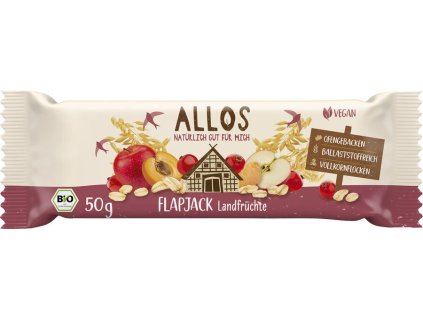 Allos Flapjack Früchte 50 g bio