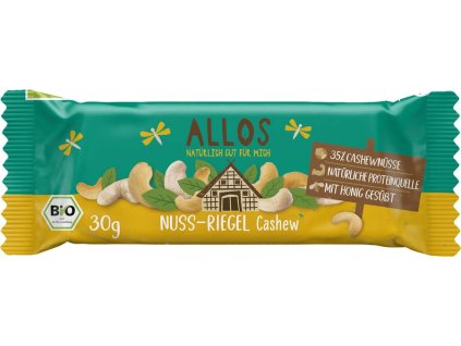 Allos Nussriegel mit Cashews 30 g Bio