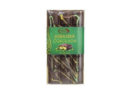 Luxury Dubai chocolate BITTER - Kamila Chocolates 95g