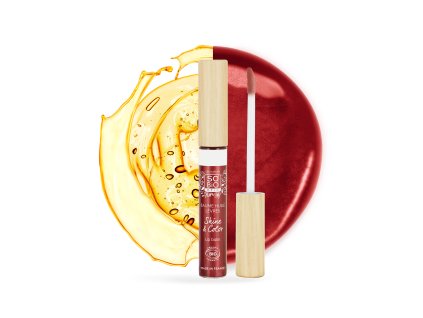Błyszczyk do ust naturalny 43 koralowy 5 ml BIO SO'BiO étic