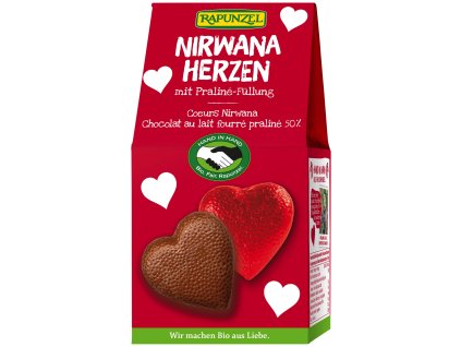 Srdíčka nugátová 128 g BIO RAPUNZEL