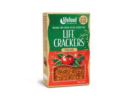 Life Crackers italské RAW 90 g BIO LIFEFOOD