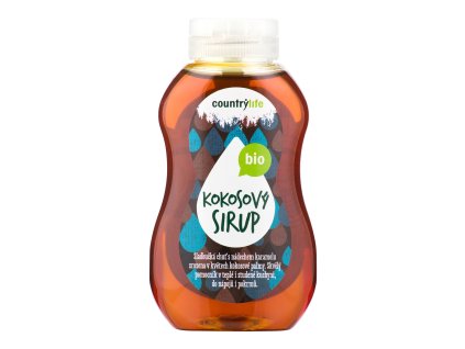 Syrop kokosowy 250 ml/345 g BIO COUNTRY LIFE