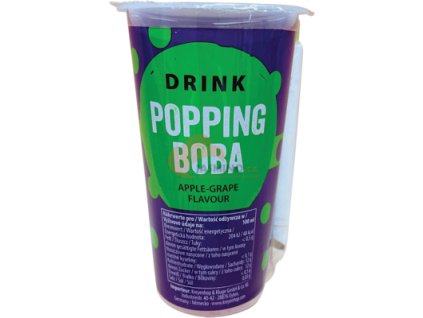 oboba popping boba napoj jablka a hrozny 425ml