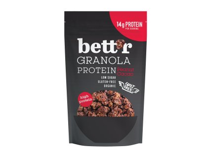 Granola proteinová s arašídy a kakaem bezlepková 300 g BIO BETT´R