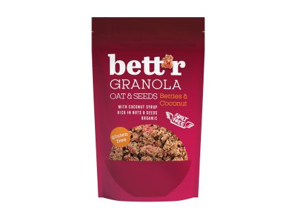 Granola s ovocem a kokosem bezlepková 300 g BIO BETT´R