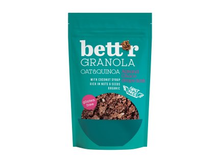 Granola s mandlemi a čokoládovými pecičkami bezlepková 300 g BIO BETT´R