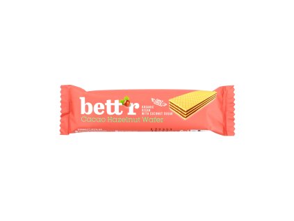 Oplatka s lískovými oříšky a kakaem veganská 30 g BIO BETT´R
