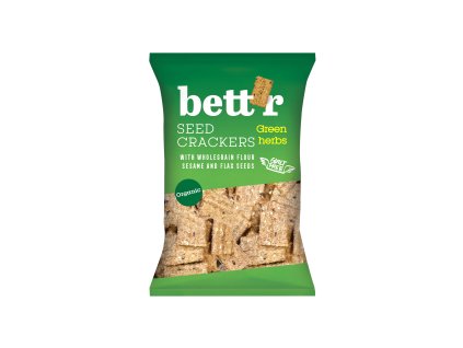 Krekry celozrnné semínkové se saturejkou 150 g BIO BETT´R