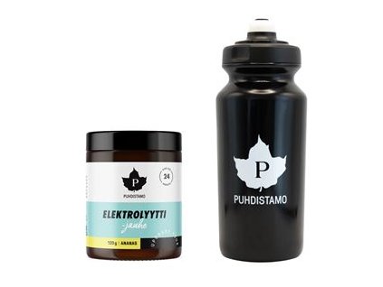 0.Electrolyte Powder 120g Ananas Puhdistamo Sport Bottle