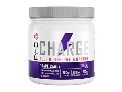 1 charge pre workout 300 g grape candy
