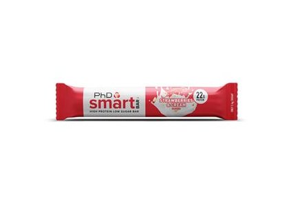 1.PhD Smart Bar 64g strawberries and cream 104991