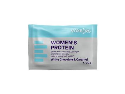 1.VB Womens Protein 30g b%C3%ADl%C3%A1 %C4%8Dokol%C3%A1da s karamelem 56069