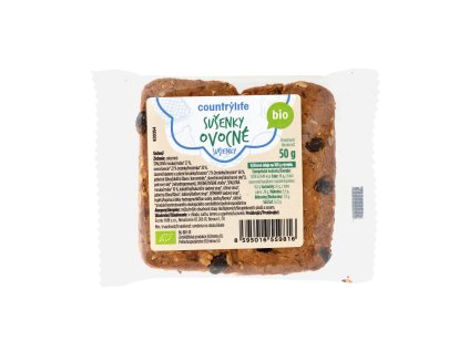 BIO Sušenky ovocné 50 g – COUNTRY LIFE