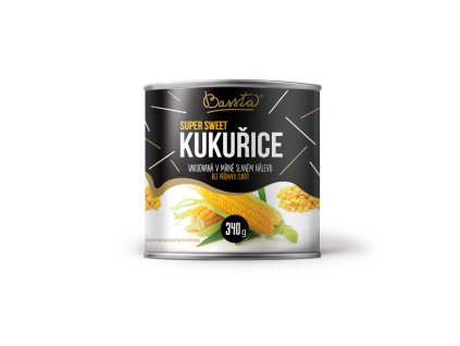 Kukuřice v mírně slaném nálevu - Bassta 340g