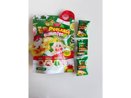 cokoc slupkove gumove michane ovoce christmas 60g