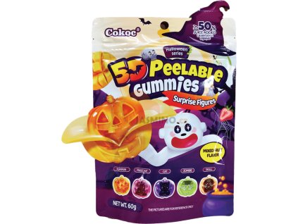 cokoc slupkove gumove michane ovoce hallowen 60g