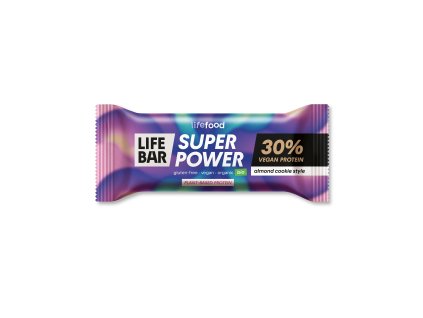 630380 Tycinka Lifebar mandlova Super Power 40 g BIO LIFE FOOD 1