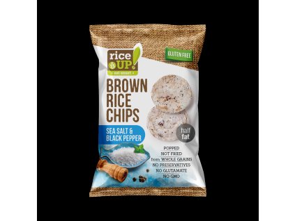 640124 Chipsy ryzove sul a pepr 60 g RICE UP 1