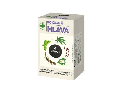 901909 Caj bylinny Pokojna hlava 20 sacku 30 g LEROS 1