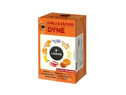 901919 Dychanek cajovy Chilli zazvor dyne 20 sacku 40 g LEROS 1