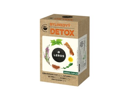 901901 Caj bylinny Bylinkovy detox 20 sacku 30 g LEROS 1