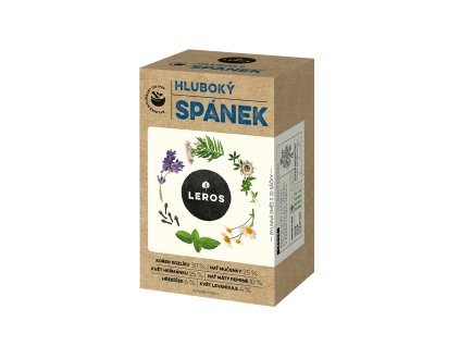 901904 Caj bylinny Hluboky spanek 20 sacku 20 g LEROS 1