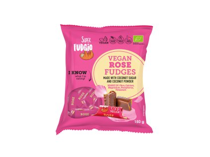 660222 Karamely ruze vegan 150 g BIO SUPERFUDGIO 1