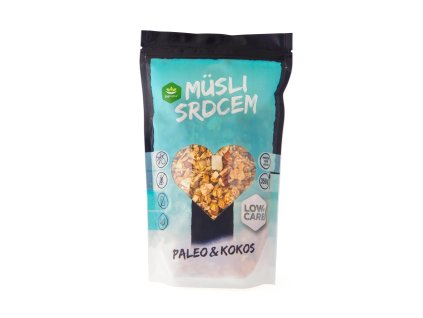 233081 Musli srdcem paleo kokos LOW CARB 350 g TOPNATUR 1