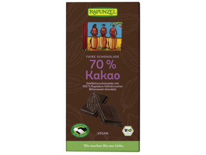 42219 rapunzel horka cokolada 70 80g bio