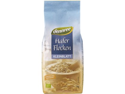 54525 dennree ovesne vlocky jemne 1 kg bio