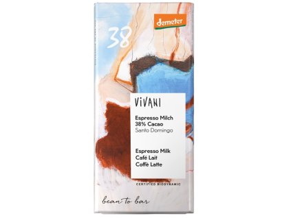 54840 vivani cokolada espresso santo domingo 90 g bio