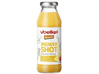 57078 voelkel shot zazvor citron a med 280 ml bio
