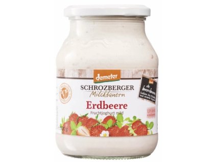 57663 schrozberger jogurt jahodovy 500 g bio