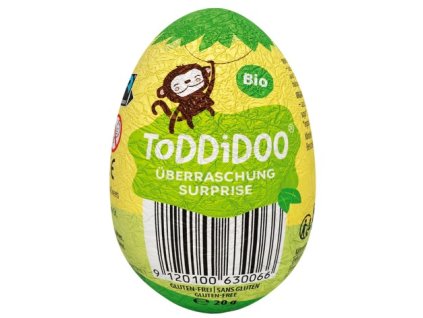 58103 toddidoo cokoladova vajicka s prekvapenim 36 ks bio