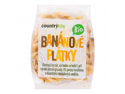 Banánové plátky 100 g BIO COUNTRY LIFE