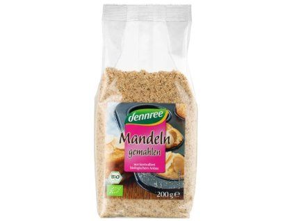 58415 dennree mandle mlete blansirovane 200 g bio