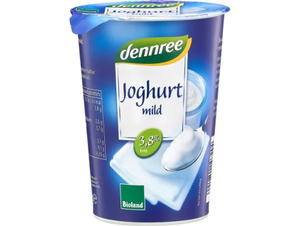 29553 dennree jogurt bily smetanovy 500g bio