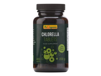 Chlorella 400 tablets 200 g BIO BIORGANIC