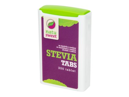 Indulcitor Stevia 300 tablete in dozator 18 g NATUSWEET