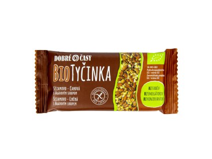 VÝPRODEJ!!!Tyčinka sezamovo-lněná 40 g BIO DOBRÉ ČASY
