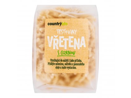 Těstoviny vřetena s cizrnou 300 g COUNTRY LIFE